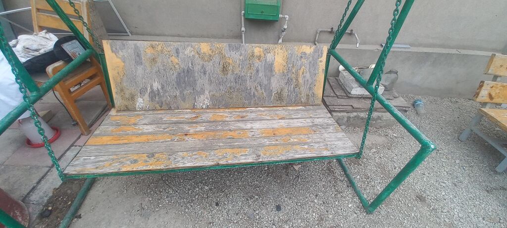 Bağ yelləncəyi və piknik dəsti Məhsul təsviri: - Gücləndirilmiş metal — Mobilya dəstləri, Sumqayıt (2)