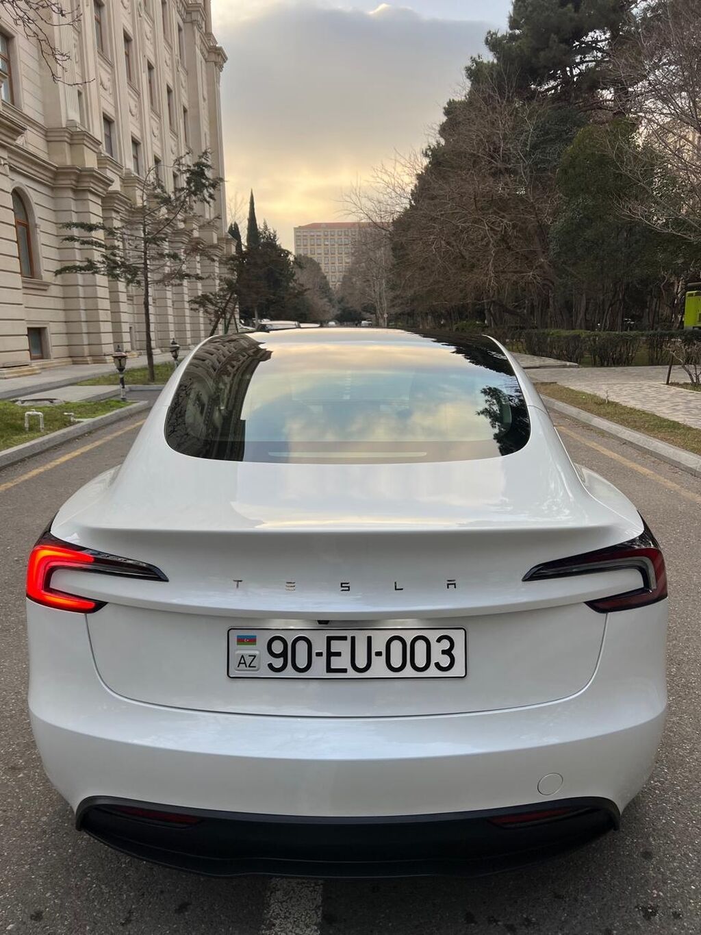 Tesla Model 3 Long Range 600 Km Avtomobil ideal vəziyyətdədir. Probeq — Avtomobillər, Göytəpə (3)