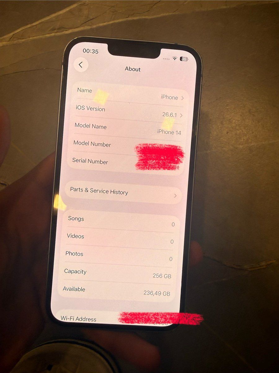 Apple iPhone 14 Blue 256GB/4GB — Smartfonlar, Bakı (2)