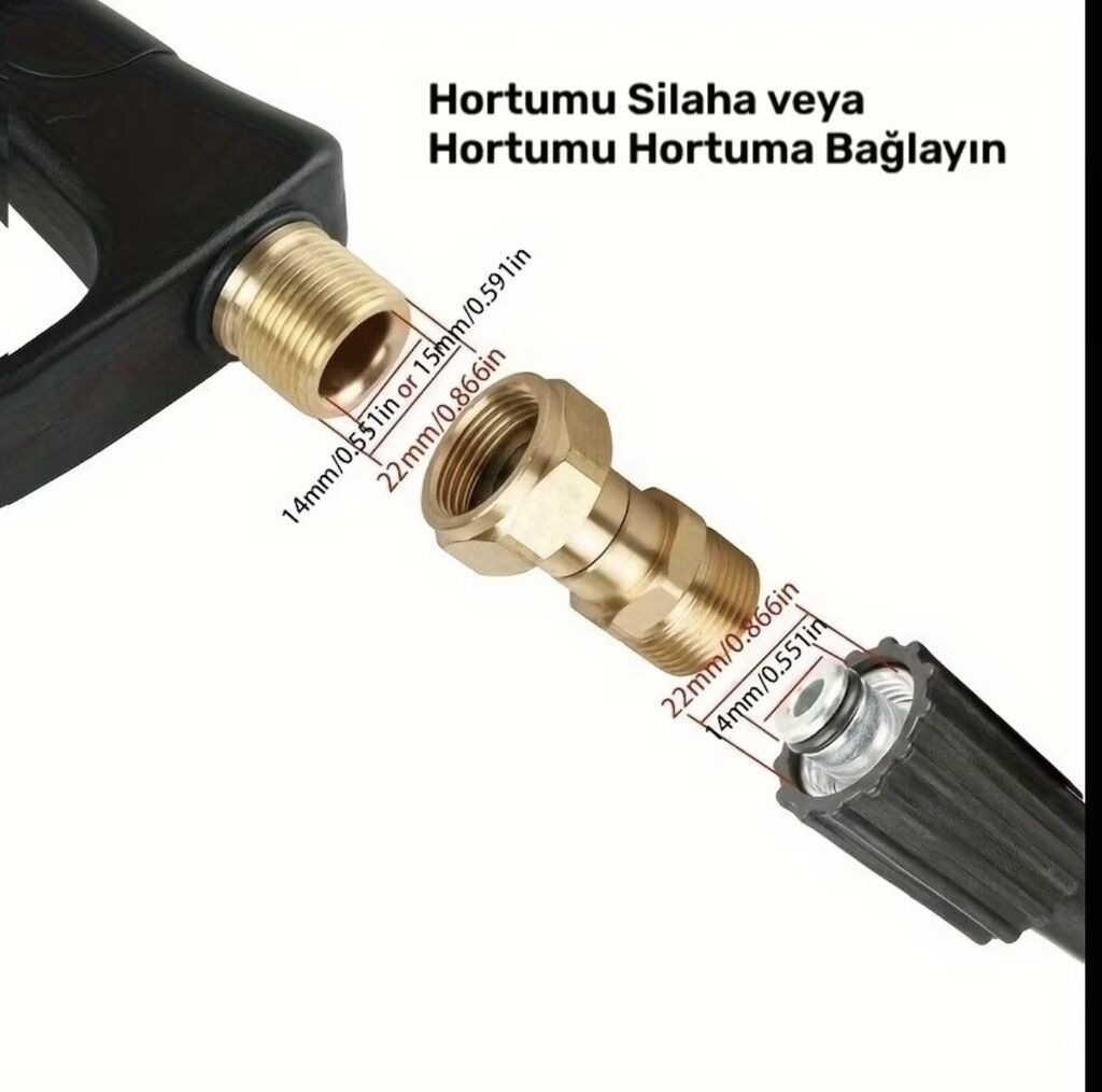 Moyka aparatı üçün başlıqdır.Bunu taxanda moyka aparatının şlanqı — Biznes və avadanlıq, Bakı (3)
