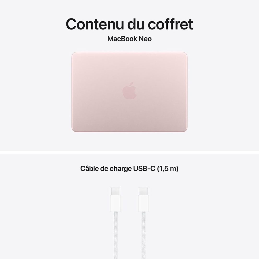 Apple MacBook Neo 8GB/512GB Pink — Noutbuklar, Bakı (2)