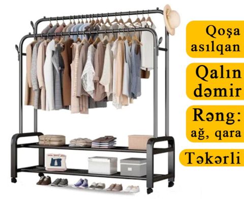 Paltar asılqanı "Təkərli" — Bakı
