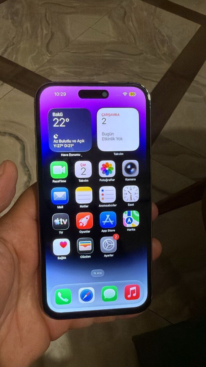 Apple iPhone 14 Pro Max Space Black 256GB/6GB — Smartfonlar, Bakı (2)