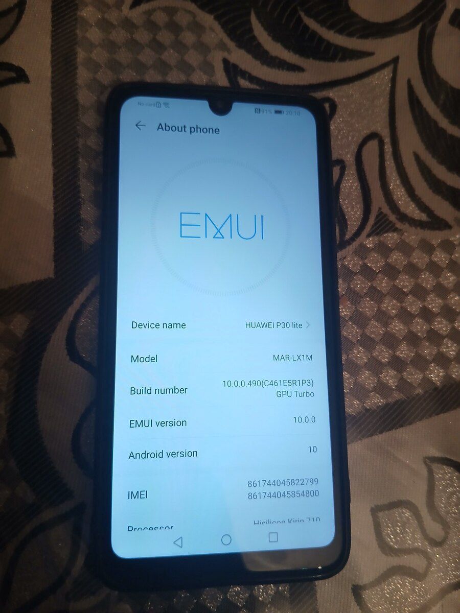 Huawei P30 Lite Midnight Black 128GB/4GB — Smartfonlar, Mingəçevir (4)