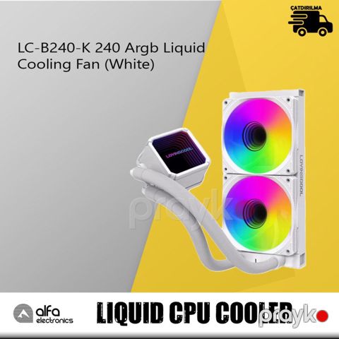 Argb Cpu Kuler LovingCool LC-B240-K 240 White" — Bakı