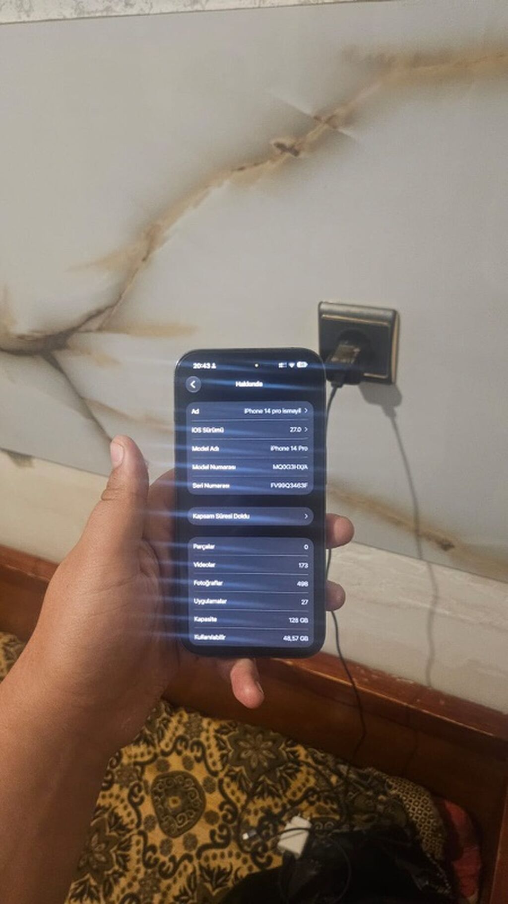 IPhone 14 Pro, Qara, Face ID — Apple iPhone, Şirvan (5)