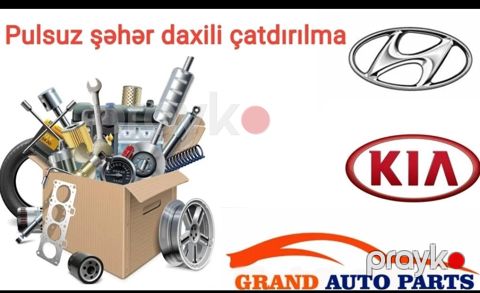 "Hyundai, Kia,Nissan, Toyota, Mitsubishi" ehtiyat hissələri
