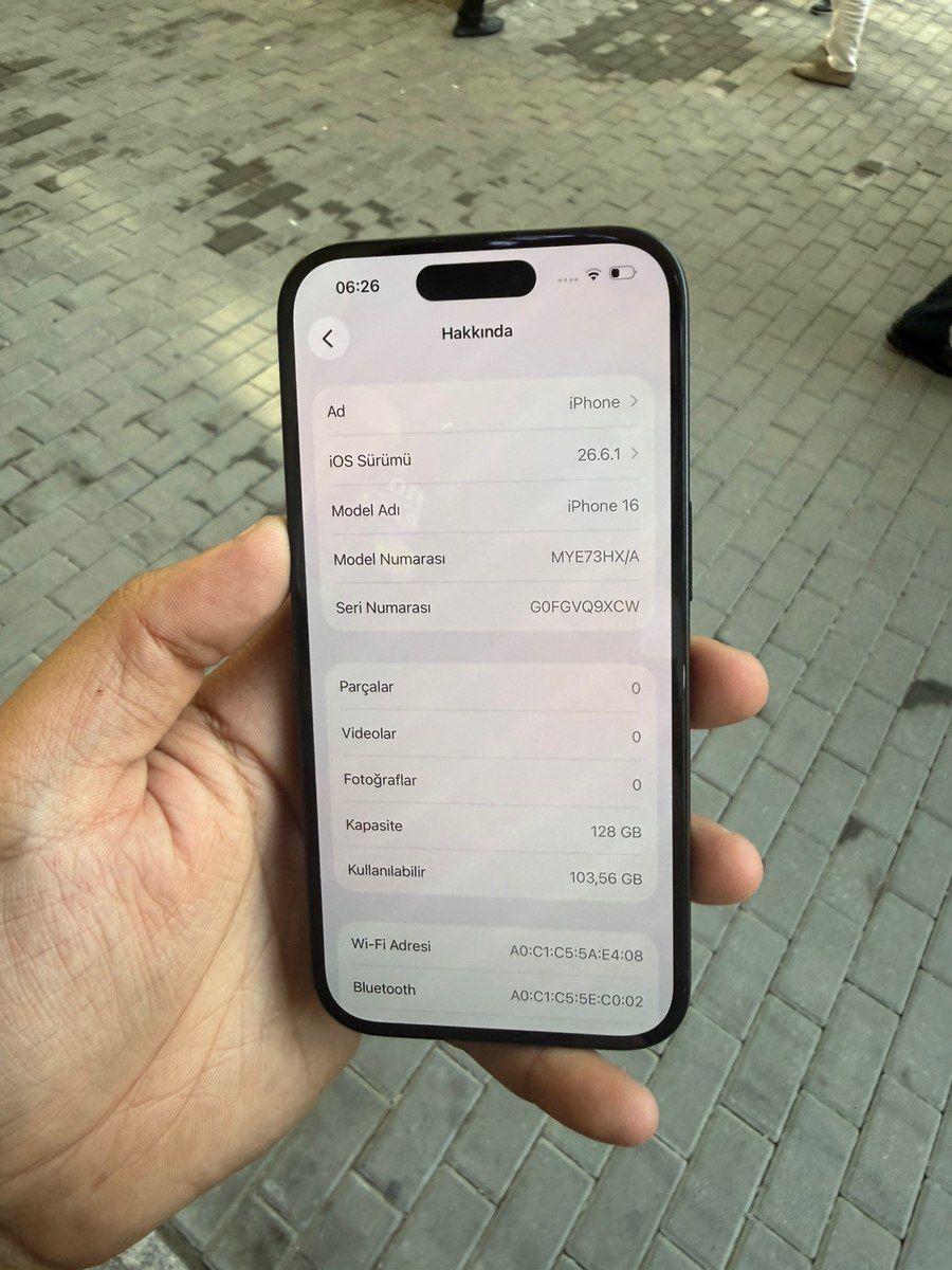 Apple iPhone 16 Black 128GB/8GB — Smartfonlar, Bakı (6)
