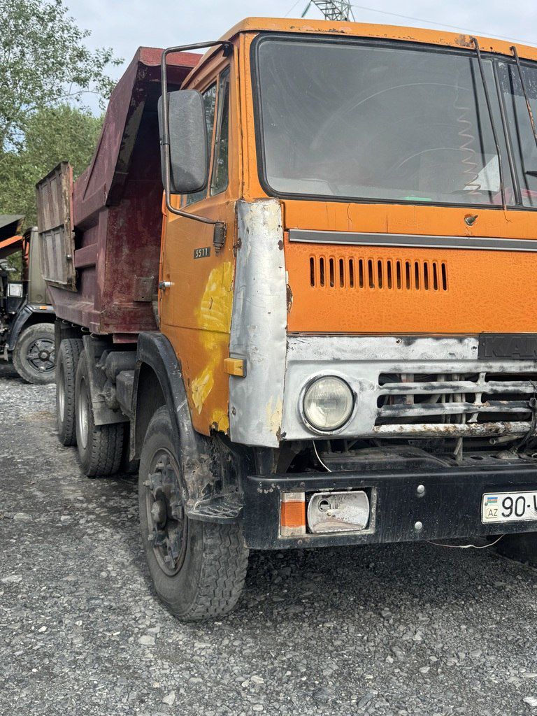 KamAz 5511, 11 L, 1987 il, 200 000 km — Yük maşınları, Qəbələ (9)