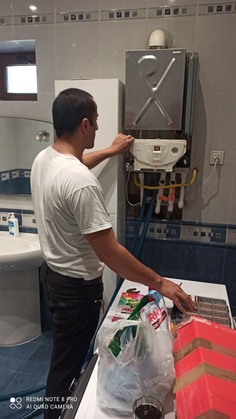 Kombi və radiatorların yuyulması / quraşdırılması — Xidmətlər, Bakı (12)