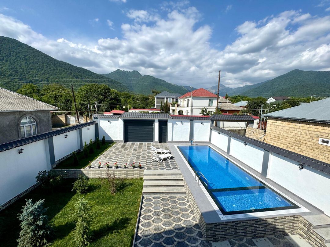 İcarəyə verilir 6 otaqlı həyət evi/bağ evi 308 m² — Ev, villa, Qəbələ (10)