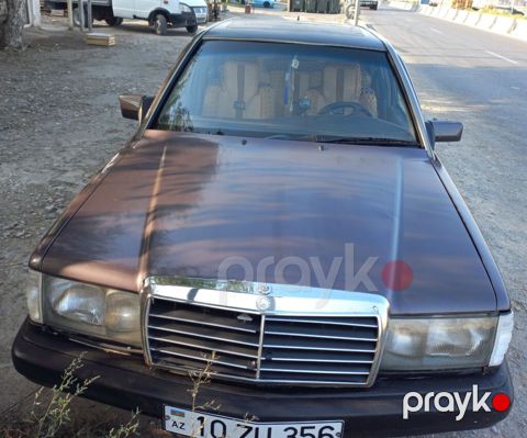 Mercedes-Benz 190 (W201) sedan - Kuzov: 4 qapılı sedan, tünd qəhvəyi