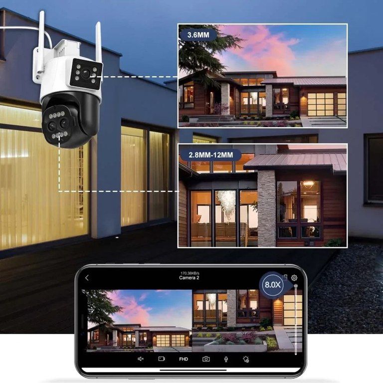 Kamera "Yoosee 3 lens wifi" — Təhlükəsizlik sistemləri, Bakı (7)