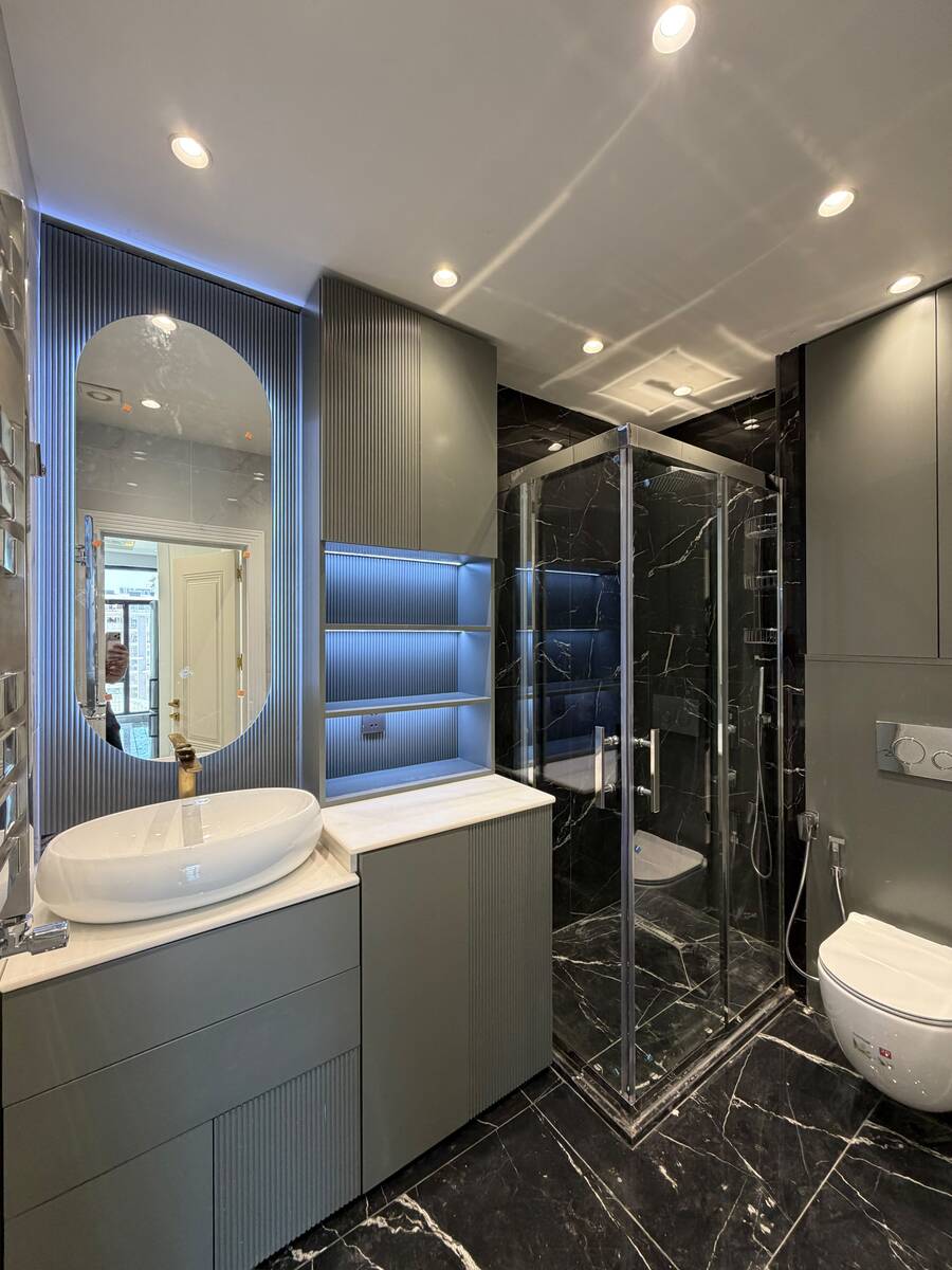 İcarəyə verilir 4 otaqlı yeni tikili 125 m² — Mənzil, Bakı (12)