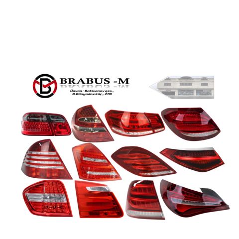 "Mercedes" stop işıqları — Bakı