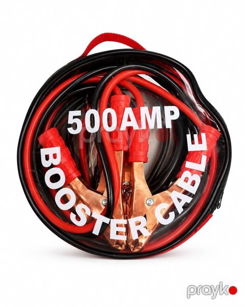 500 AMP Booster Cable – start kabelləri - Güclü 500A cərəyanötürmə — Qobu
