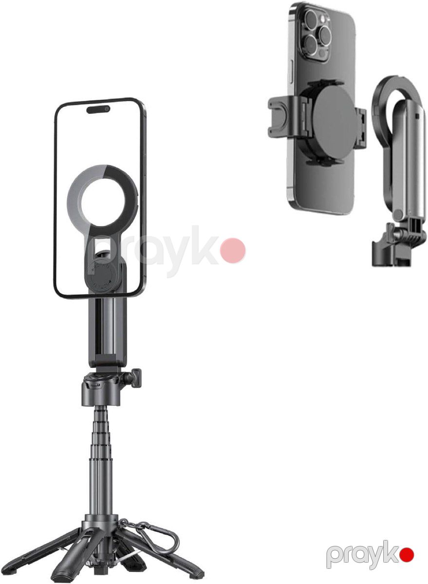 Porodo Quad-Base Selfie Stick 360° — Foto və video texnikası, Bakı (5)