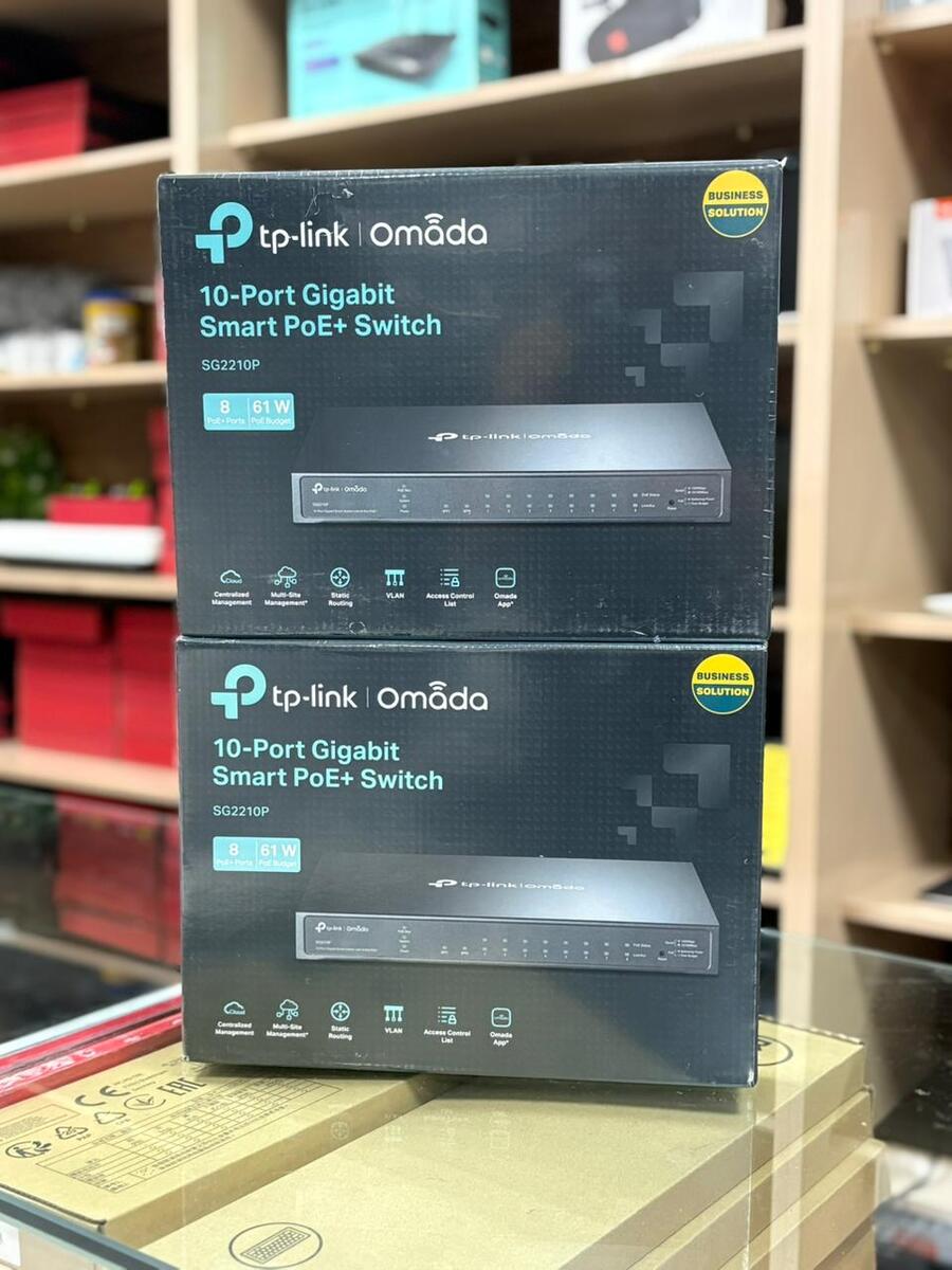 TP-Link SG2210P 10 Port Gigabit Po+E SmartSwitch — Şəbəkə və server avadanlığı, Bakı (3)