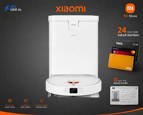 Robot tozsoran "Xiaomi Robot Vacuum H50" — Bakı