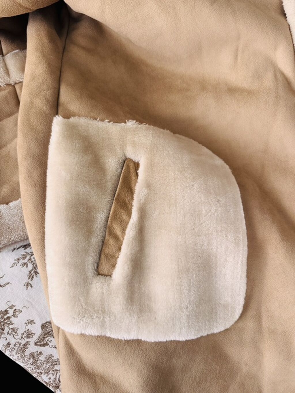 Zamşa kurtka, Stradivarius, L — Jaketlər, Bakı (4)