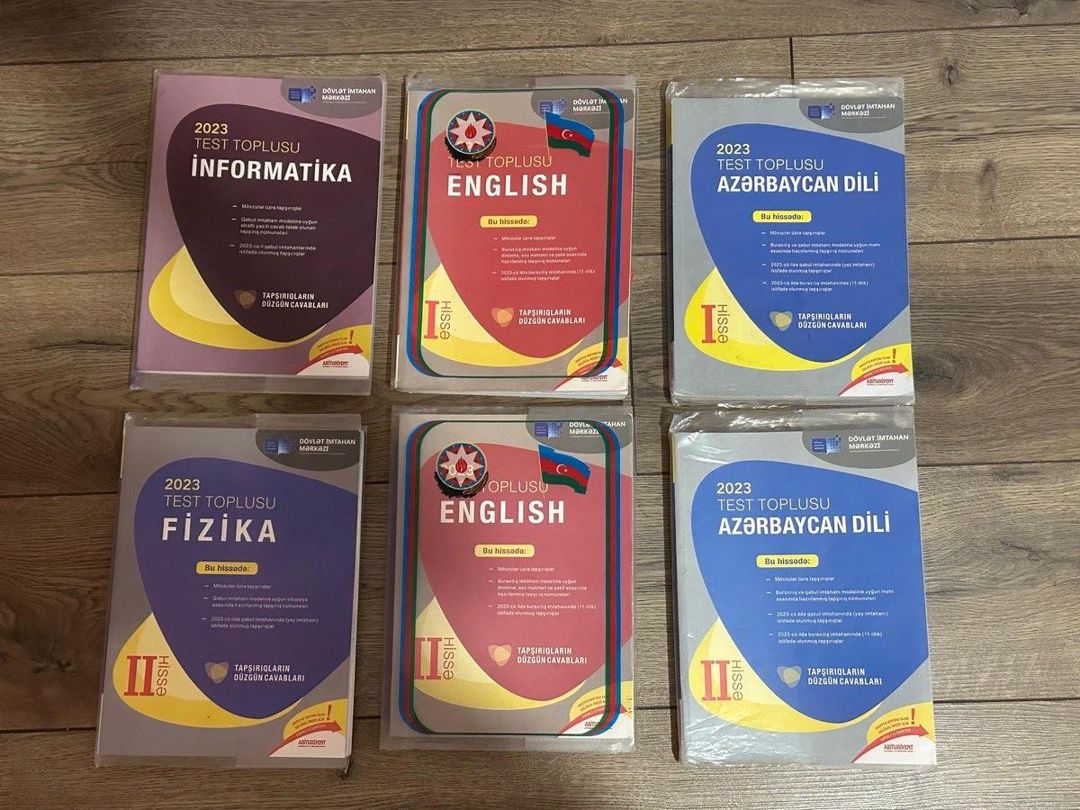 Test topluları və dərslikləri — Məktəb və təhsil malları, Bakı (2)