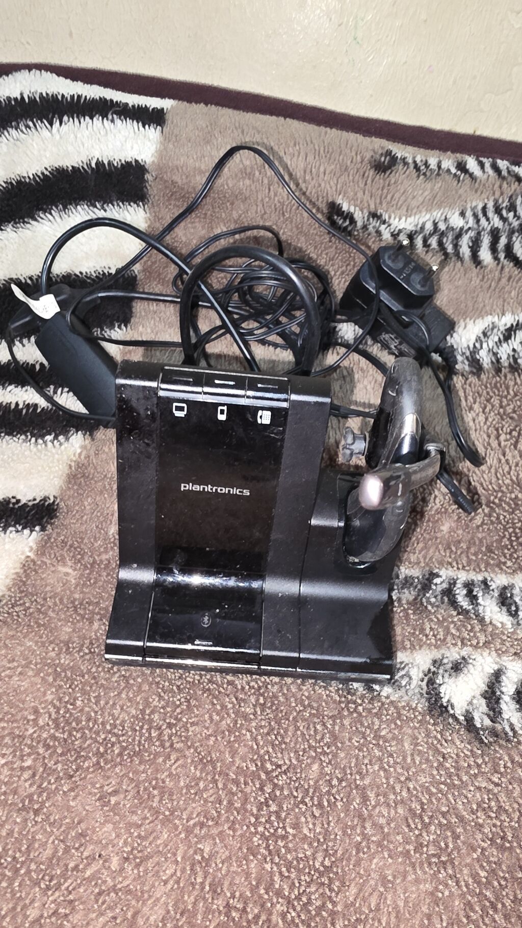 Plantronics Dect Wireless USB dəst (baza stansiyası + qulaqcıq — Səs texnikası, Digah