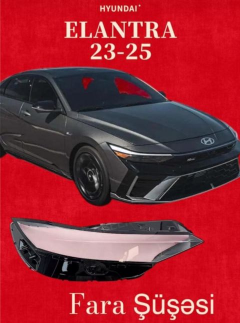 "Hyundai Elantra 23-25" fara şüşəsi — Bakı