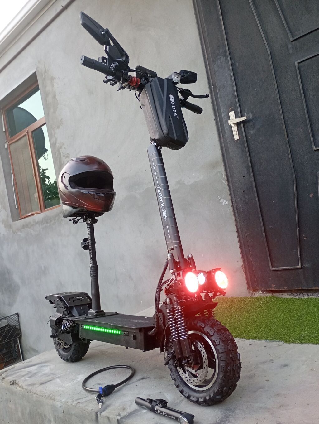 FasTer skuter Rs7 Elektrik skuter – off-road tipli, güclü — Skuterlər, Digah (3)
