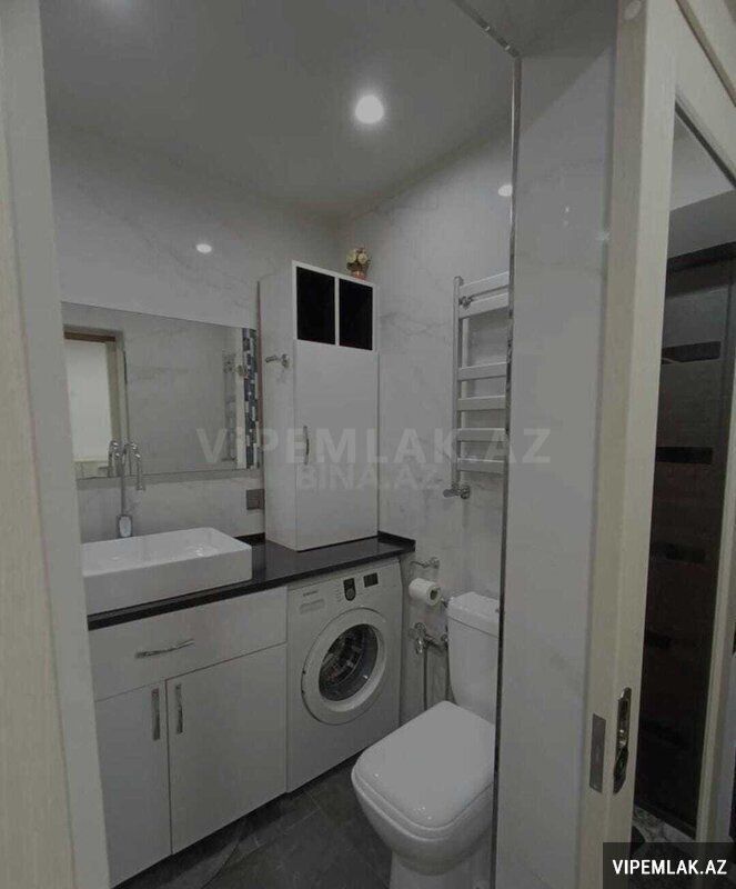 Nərimanov rayonunda 2 otaqlı Yeni tikili Kirayə verilir, 70 m² — Mənzil, Bakı (8)