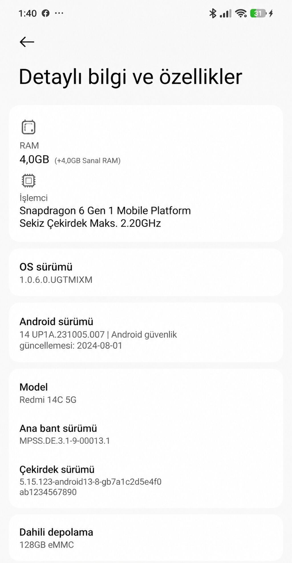 Redmi 14C, 128 GB, rəng - Mavi, İki sim kartlı — Elektronika, Digah (2)