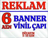 Reklam, vinil və banner çapı xidməti — Reklam Marketi