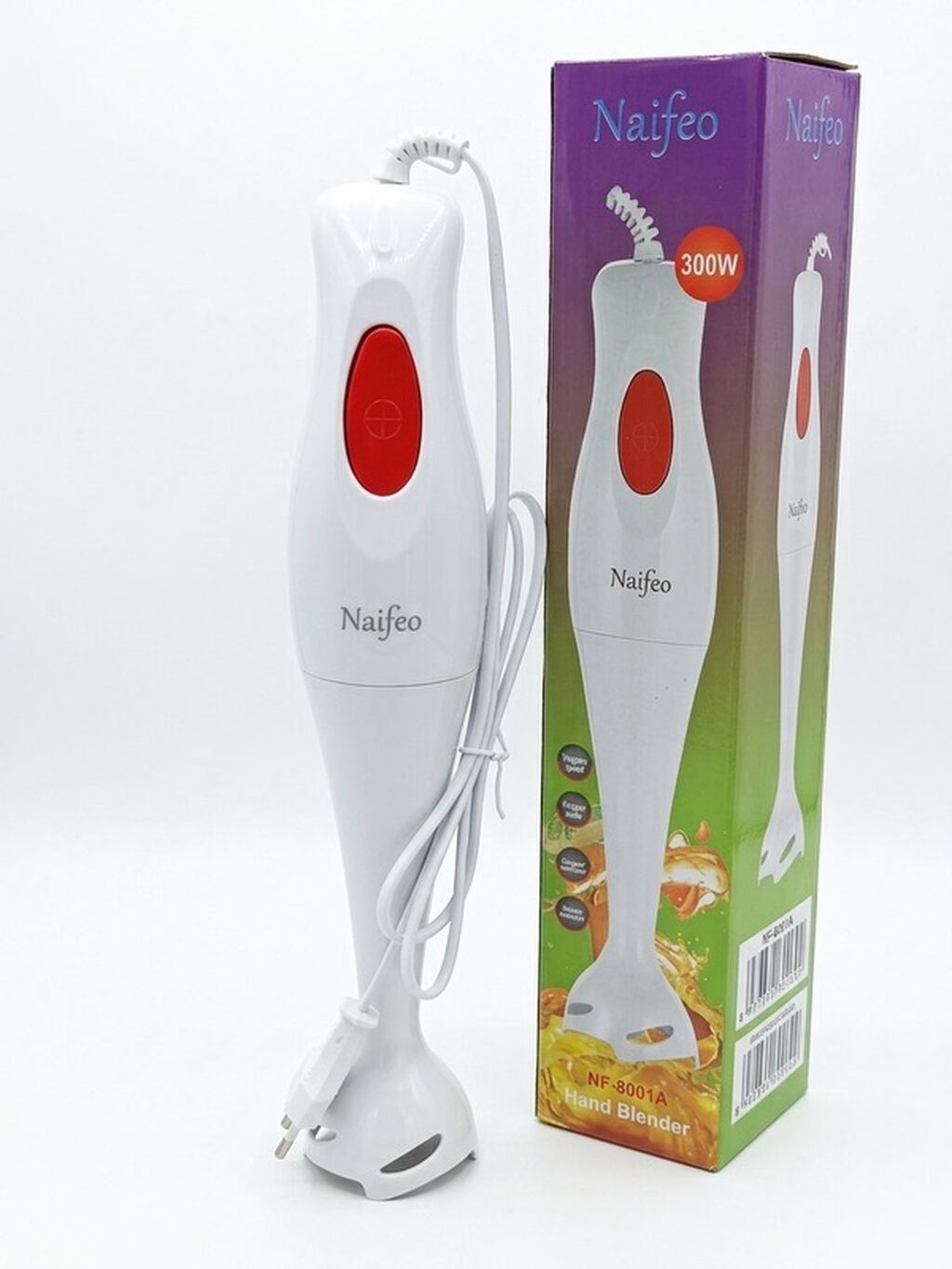 Naifeo NF-8001A əl blenderi - Güc: 300W - Mühərrik: mis sarğılı — Blenderlər, xırdalayanlar və mikserlər, Digah (4)