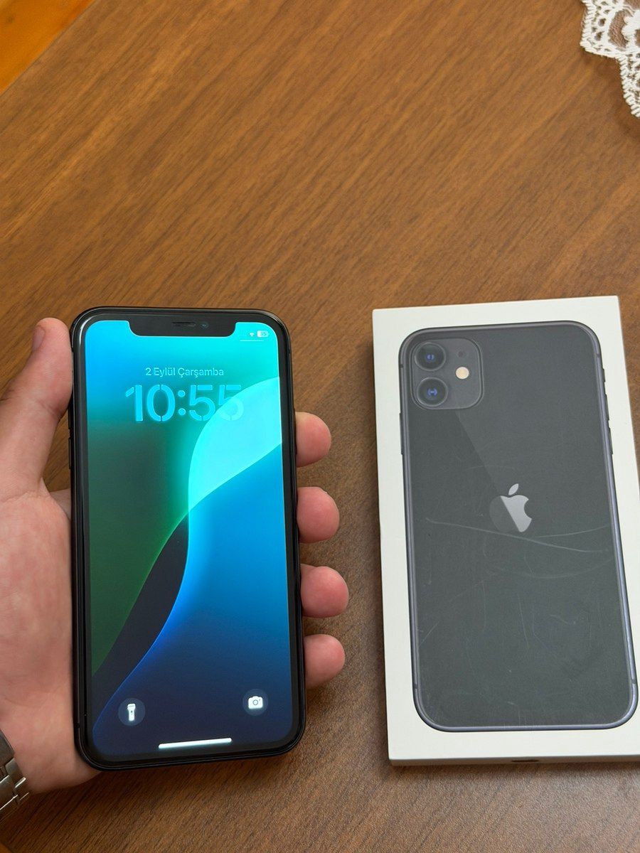 Apple iPhone 11 Black 64GB/4GB — Smartfonlar, Bakı (2)