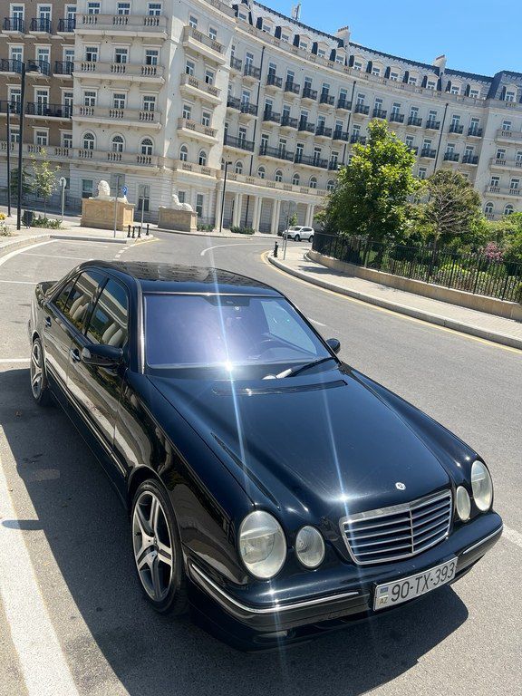 Mercedes E 220, 2.2 L, 2000 il, 413 000 km — Avtomobillər, Bakı (8)