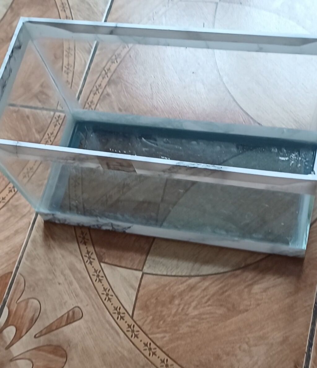 Dördbucaq akvarium, Boş, 10 l — Akvariumlar və balıqlar, Bakı (4)