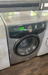 Samsung paltaryuyan maşın – ön yükləməli, inox/gümüş rəng. - Geniş ön — Soyuducu Paltaryuyan televizor vitrinlerin satış mərkəzi — Paltaryuyan maşınlar