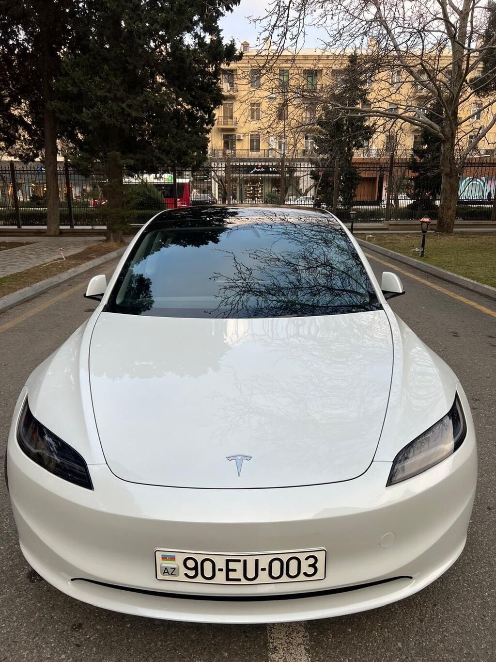 Tesla Model 3 Long Range 600 Km Avtomobil ideal vəziyyətdədir. Probeq — Avtomobillər, Göytəpə (2)