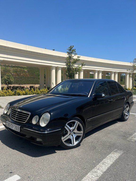 Mercedes E 220, 2.2 L, 2000 il, 413 000 km — Avtomobillər, Bakı (5)