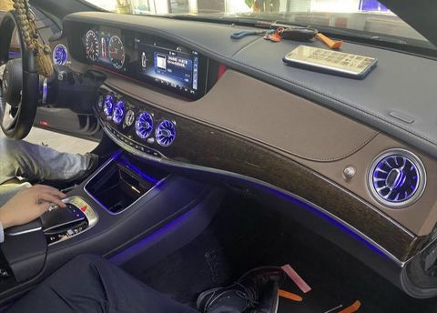 "Mercedes-Benz S-Class W222" işıqlı hava yerləri — Bakı
