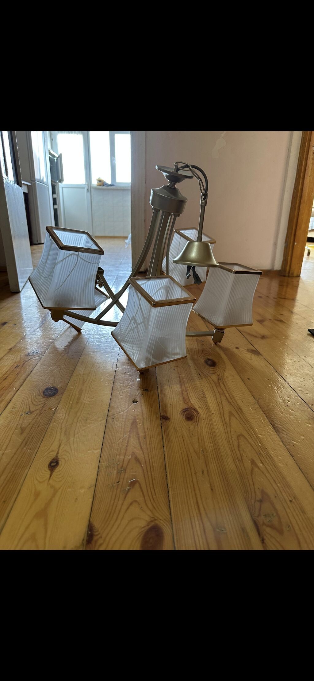 Çılçıraq, 5 lampa, Metal — Tavan is?qlar? v? cilc?raqlar, Bakı (2)