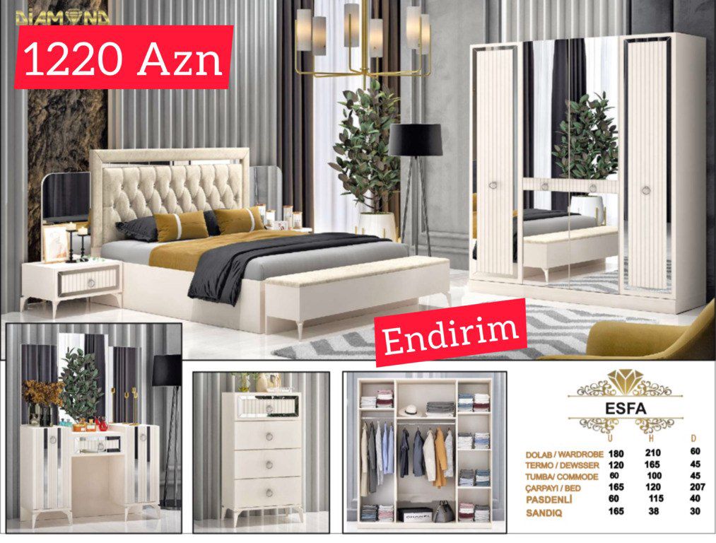 Yataq otağı mebeli — Matraslar, Bakı (5)
