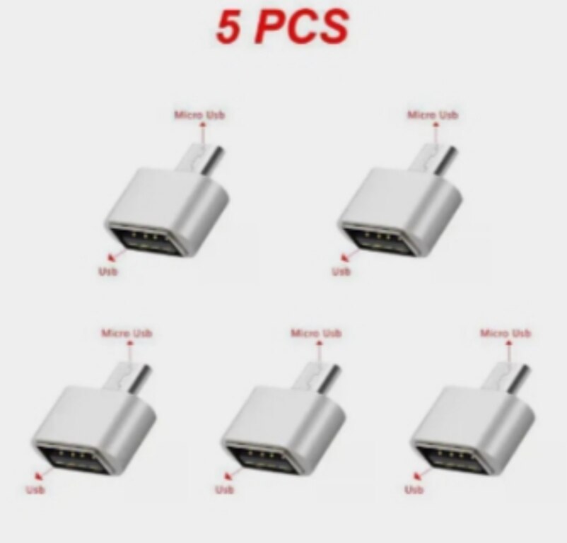 OTG Mikro USB Tip C Adaptörü Usb-c — Periferik cihazlar, Bakı (3)