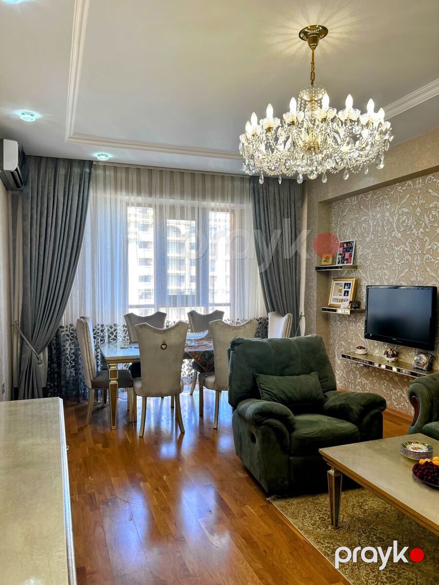İcarəyə verilir 3 otaqlı yeni tikili 120 m² — Mənzil, Bakı (2)