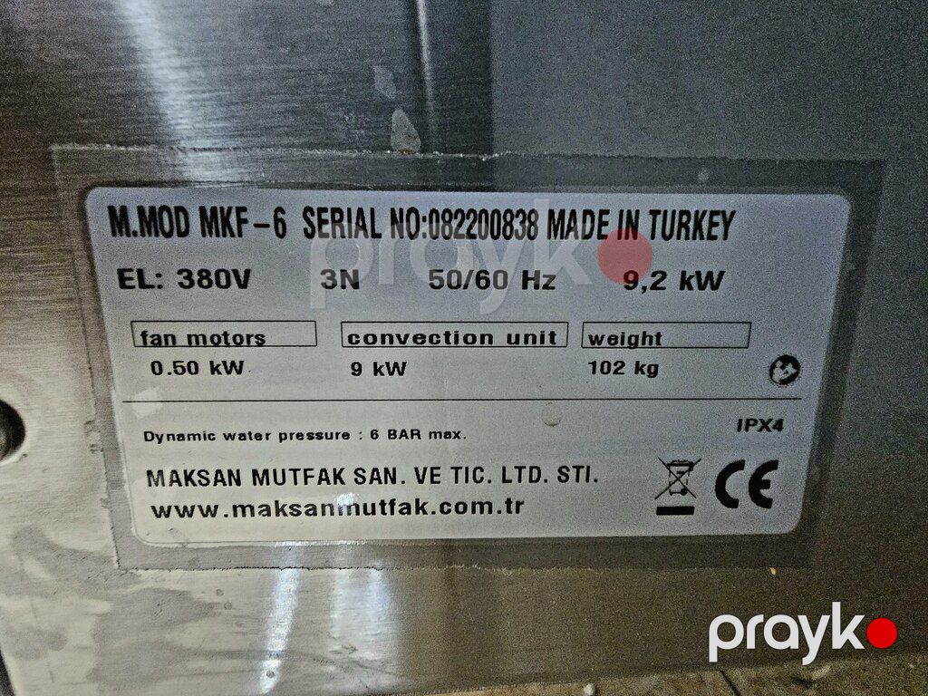Konveksiyon soba "Maksan MKF-6" — Biznes və avadanlıq, Bakı (8)