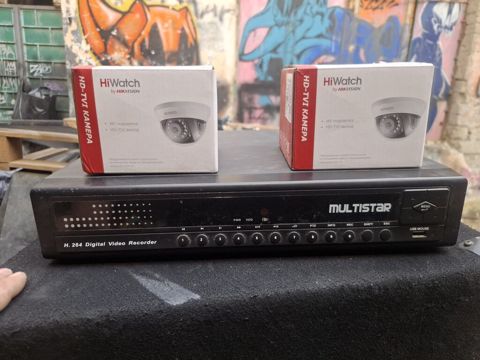 Müşahidə sistemi dəsti Hamisi biryerde 2 kamera geca rejimli ve dvr — Bakı