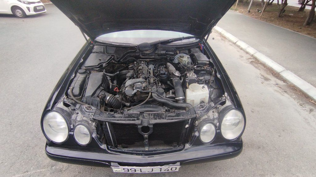 Mercedes E 200, 2.2 L, 1997 il, 350 000 km — Avtomobillər, Bakı (11)