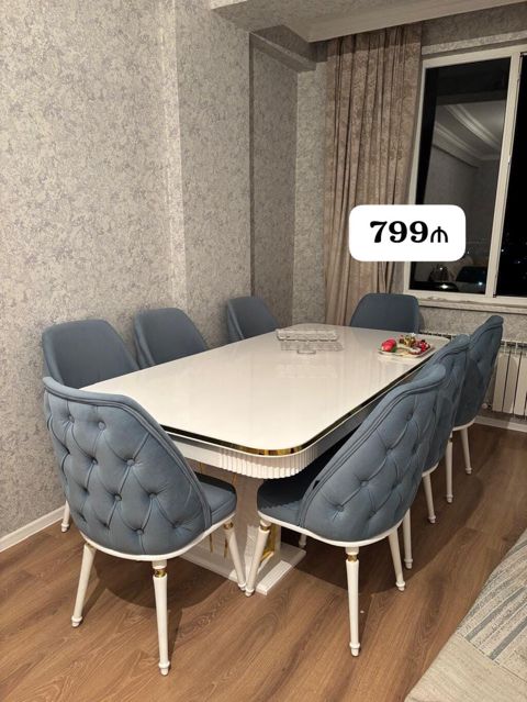 Endirim olundu Masa dəsti satılır 799₼.Qiymət sondur. Açılmır. Ölçü