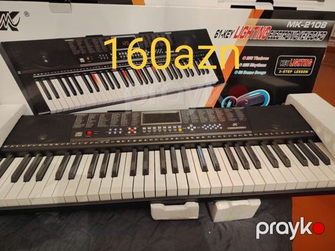 Məhsul: MK-2108 elektron sintezator (61 klaviş, işıqlı klavişlər) — Bakı