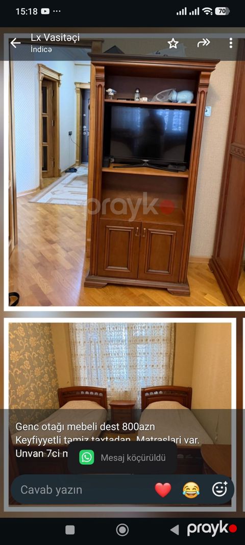 Genc otağı mebeli dest 800azn Keyfiyyetli təmiz taxtadan. Matraslari — Bakı