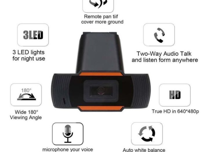 "Web Camera Full Hd + Mikrofon (Webcam)" — Periferik cihazlar, Bakı (5)